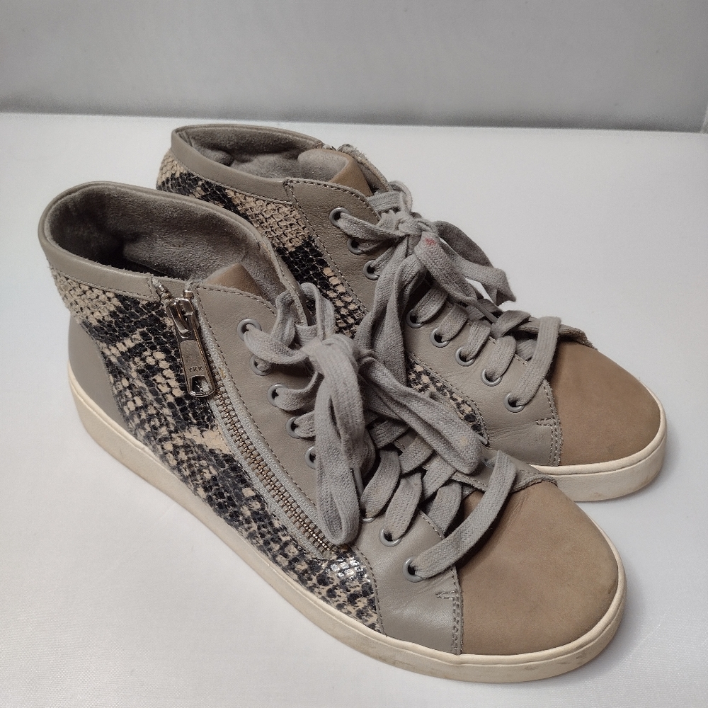 Vionic Splendid Torri Shoes Sneakers 8 Snake Reptile Lace Up B